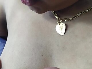 Kerala Girl Half Saree Removal and Boobs Suck Hot Romance