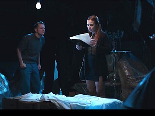Mesmerized redhead landlady controlled by tenant