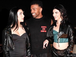 Delilah And Julia Shake Off Nice Girl Reputations Tonight In A New Town With Hardcore Group Sex, Cumshots And