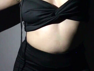 Sexy hot latina before going to work masturbates