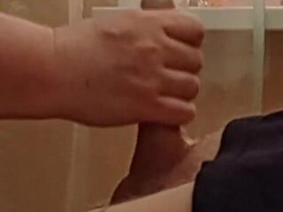 Dick Jerking and Blowjob From a Friend