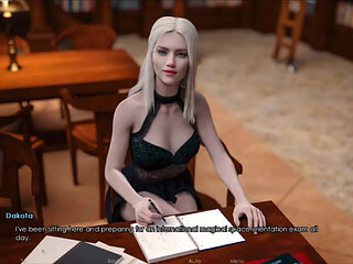 Lust academy #4 we saw Victoria's big boobs, I want to fuck Samantha