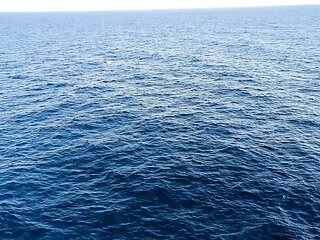 Hot Wife Cums in Front of Locked Cuck on Cruise Ship