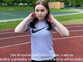 Teen Slut Blowjob and Fucking After Sport Instructions