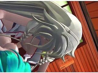 [mmd] Miku Fucks Ia [satisfaction] - Hatsune Miku