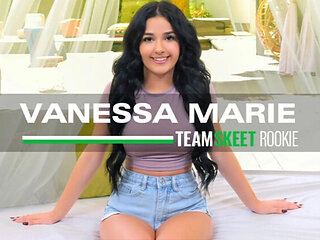 New TeamSkeet Girl Vanessa Marie Fucks Joshua Lewis - Deep Throat Blowjob & Rough Doggy Style POV