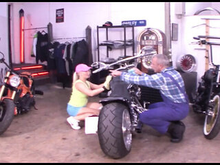 German Blonde Gina Gets Fucked Hard by Two Horny Dudes - Blowjob & Threesome Action