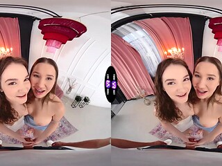 Two Sluts One Cock - Besties Share a Thick Cum Load - TeenMegaWorld