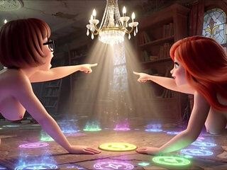 Velma and Daphne Become Fully Nude in Haunted Mansion Ghost Mystery as Their Clothes Tear During Investigation