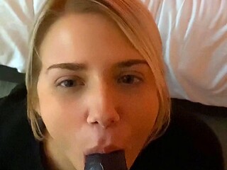 Hot Blonde Solo Toying