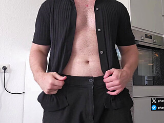 Food was on the stove, but I had to jerk off for you first