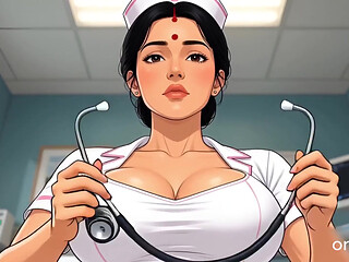 Desi Hot Doctor Bhabi Gives Special Treatment - Indian MILF Doctor Fantasy