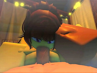 Fucking this Cute Roblox Girl!