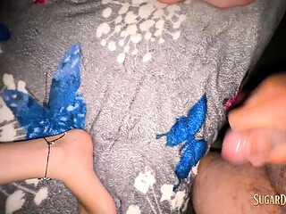 Anal sex with teen housewife until she drips my cum