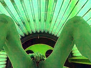 Pussy toying busty high heeled stunner solo pov masturbation