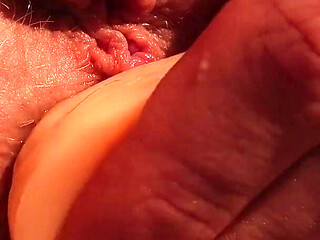 Anal Dildo Masturbation Closeup
