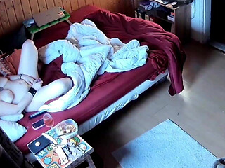 Caught MILF Masterbating on Cam Again