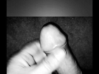 Uncut virgin cums clear
