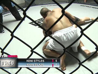 Babe gets her cum in mouth after being a fuck-prize for the winner