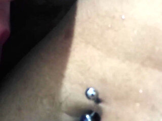 My Mouth and Hands Exploring the Belly and Belly Buttom of a Beautiful Girl!