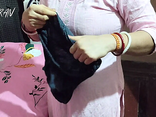Amateur Asian Indian girlfriend in a pink dress gets frisky with her