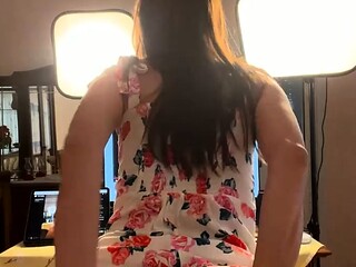 Blonde babe britney braces solo dildo masturbation