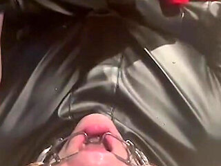 Lots of Spit with Bondage and Some Needle CBT