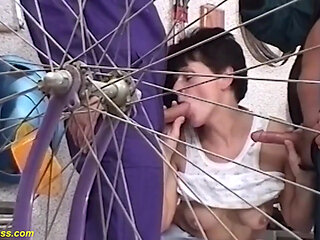 Grandmas first threesome