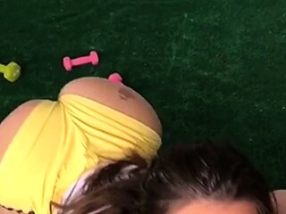 Lana Rhoades Working Out Sex Tape