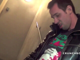 Gay slut used  by straight curious in parking