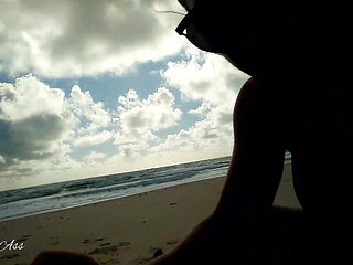 Drinking Pee in Beach and Street