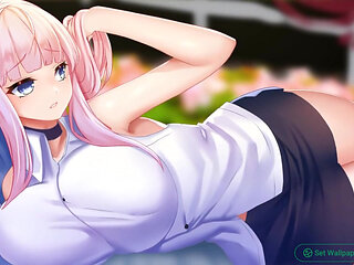 Live Waifu Wallpaper - Part 35 - College Girl Masturbate by Loveskysan