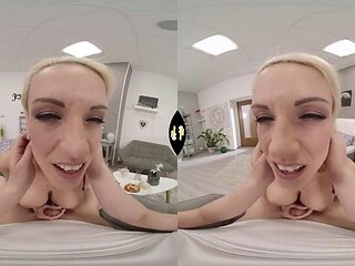 Blanche Bradburry VR Breakfast: Big Tits, Big Ass  Blowjob Porn