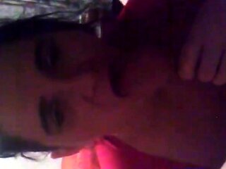 Amateur Polish Housegirl Gives Enthusiastic Blowjob to Her M