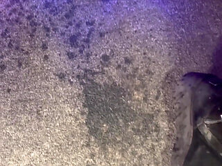 Squirting All Over Grandmas Floor at Christmas