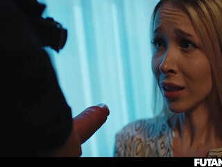 Nata Gold, Real Life And Petite Blonde In Cute Girl Facefucked By Horny Futa Shemale Amirah - It Follows Parody