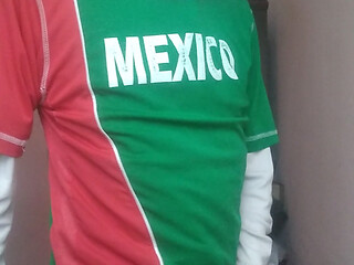 He recorded me with my Mexican national team jersey