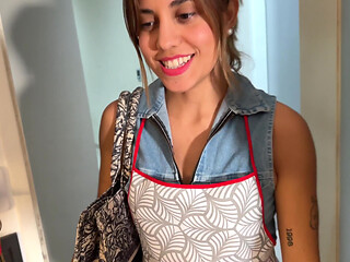 Sara Latina Is the Cleaning Girl but Prefers to Get Fucked Rough