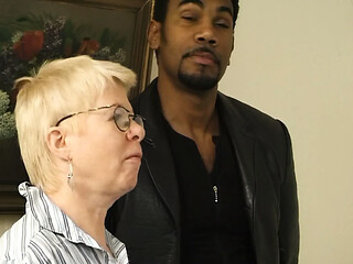 Mature Blonde GILF Takes BBC Deep In Doggy Style