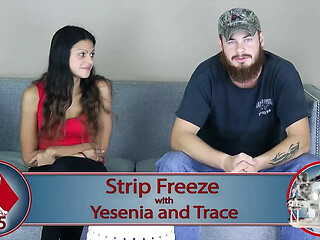 Ultimate Strip Freeze winner dominates loser's naked body