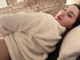 Step Sis Rides Me Hard And Takes My Cum Inside Her Tight Pussy - MyHornyKitty