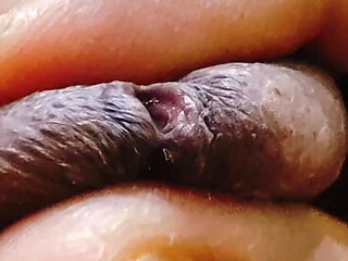 Black cock making hard to fuck on and red head close up