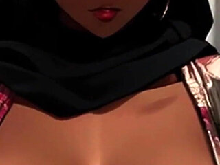 Ethiopian Women Worship Black Dick on Eid in New Hentai From Spicy Toons