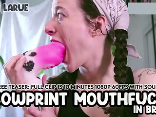 &ldquo_Cowprint Mouthfuck in Braids&rdquo_
