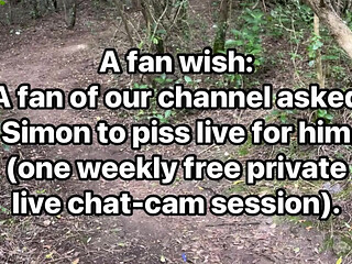 A Fan's Wish: One of Our Fan Wanted to See Simon Pee Live