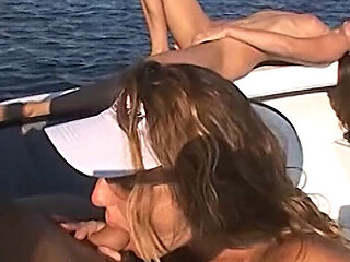 Pussy Loving Babes On A Boat - Alissa Ashley, Tyler & Matt