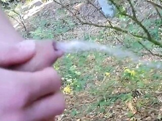 Pissing Outdoors with my Big Dirty Dick