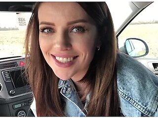 Luna Roulette - She Gave Her First Blowjob In Car