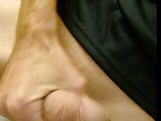 Stuck outside for some naughty fun