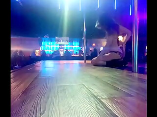 Dancer Destiny Mae - Me Pole Dancing at Bonkers Saloon!